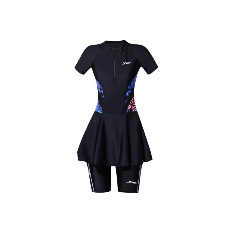 XTEP Two-Piece Swimsuits Women's Jet Black-0