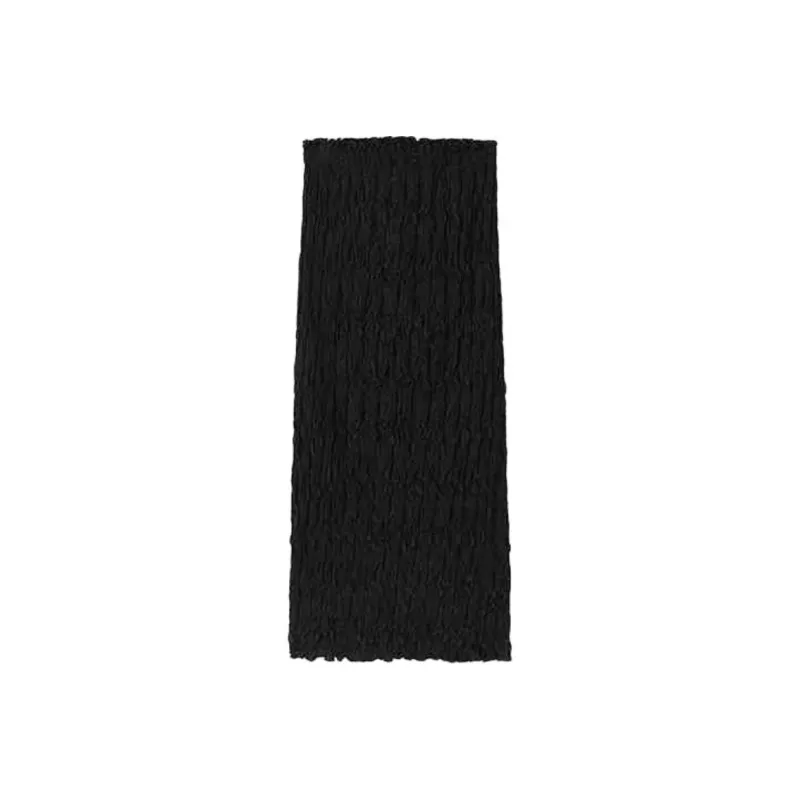 VIKTORIACHAN SS24 Casual Long Skirts Women's Black-0