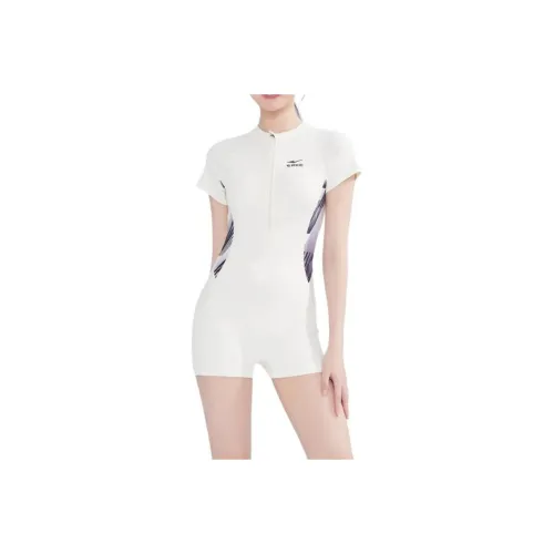 Erke One piece Swimsuit Women's White