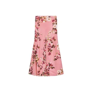 ZARA Casual Long Skirts Women's Pink