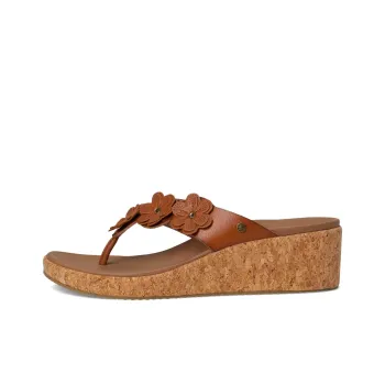 Skechers ARCH FIT BEVERLEE Quick Dry Flip Flops Women's Brown