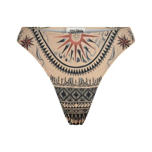 Jean Paul Gaultier Tattoo Soleil Bikini Bottom 'Nude/Grey/Black'
