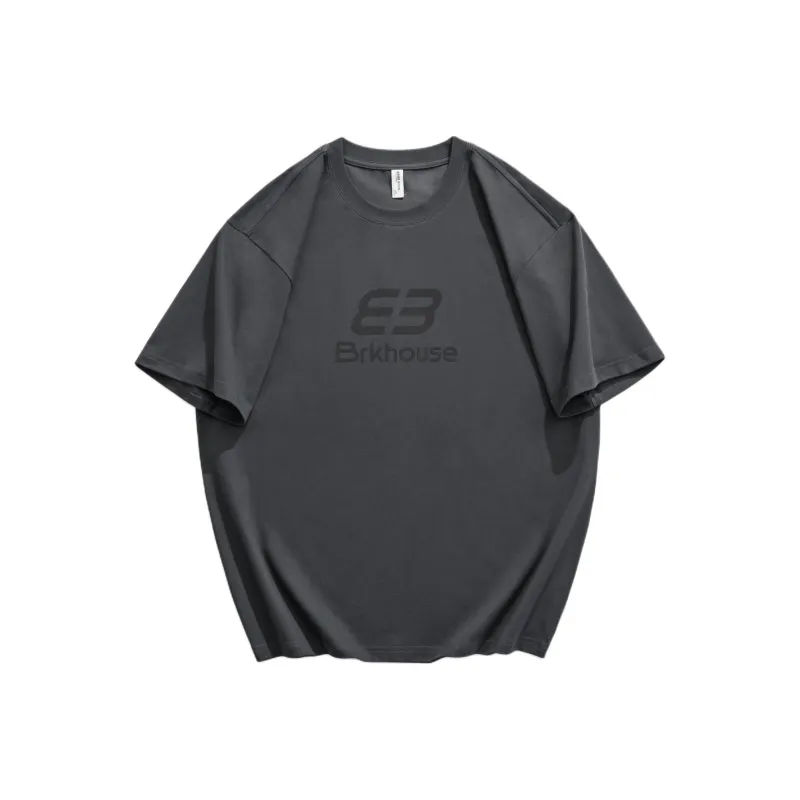 WOOD SOON Quick Dry Cooling Minimalist Style Casual Short Sleeved T Shirt Unisex-4