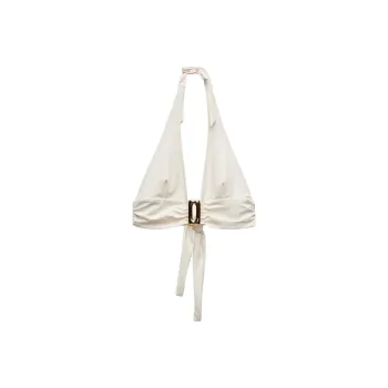 ZARA Bikinis Women's White