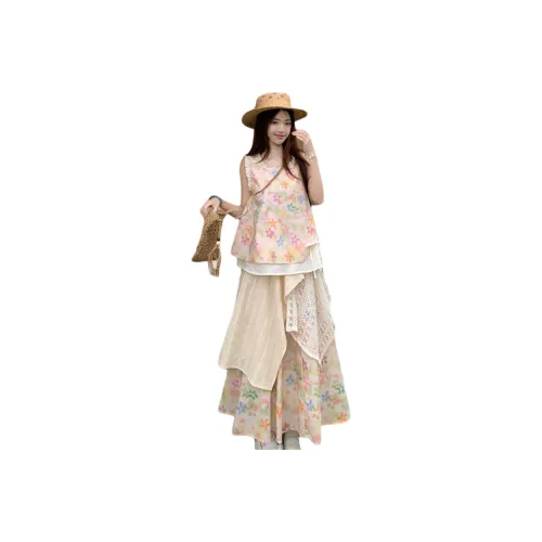 FLIM Two Piece Skirt Sets Women's