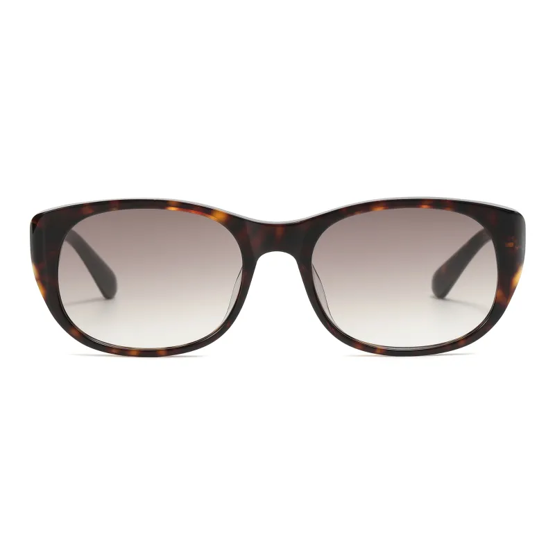 Prsr Plate Frame Oval Sunglasses Unisex-4