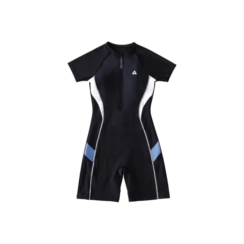 PEAK One piece Swimsuit Women's Black Silver-0