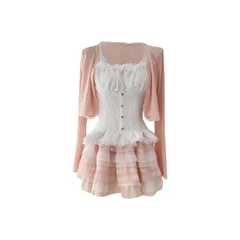 YGPRW Skirt Set Women's Pink Set