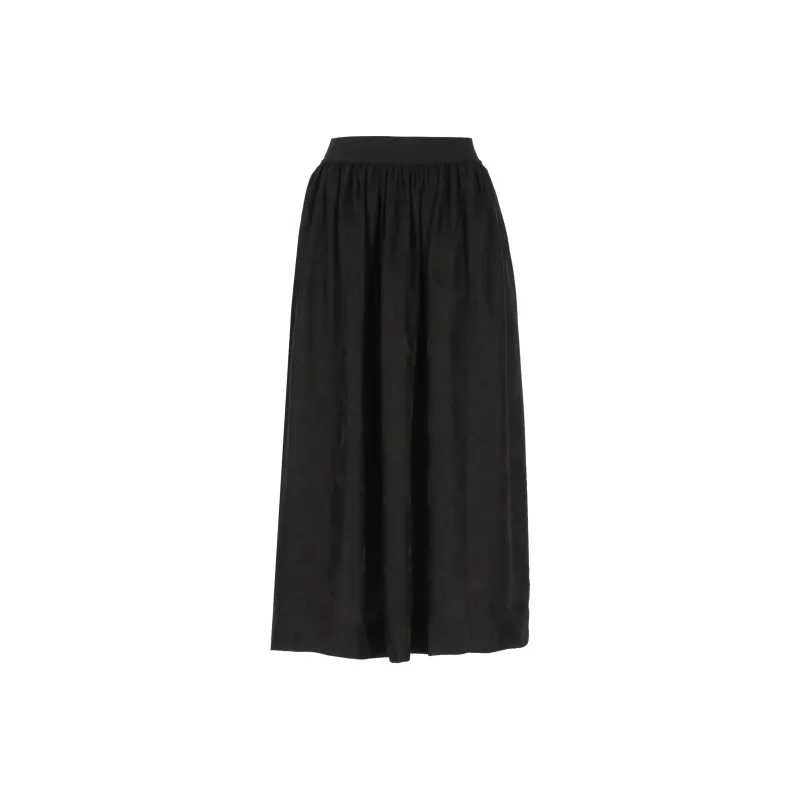 UMA WANG Gillian Pattern Jacquard Midi Skirt-0