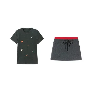 Udon House Two Piece Skirt Sets Women's