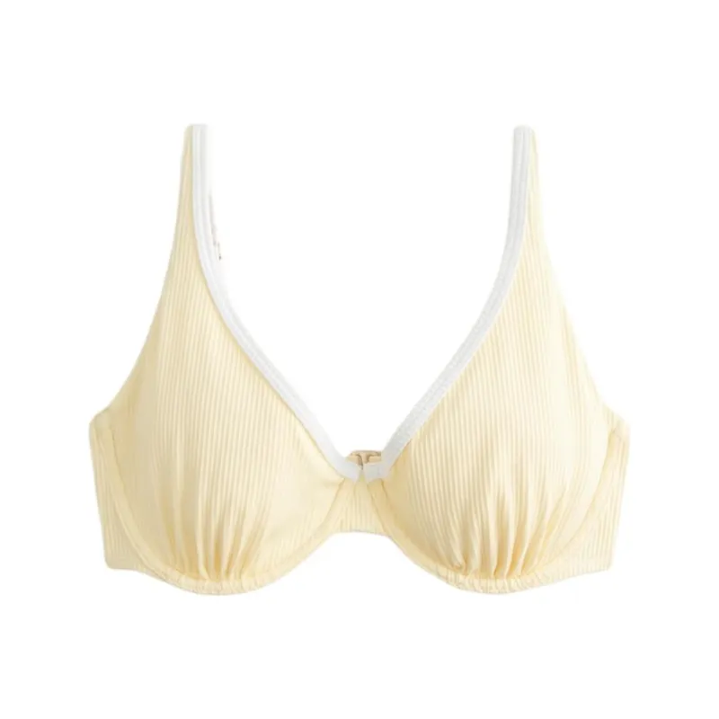 Hollister Two Piece Swimsuits Women's Yellow-0