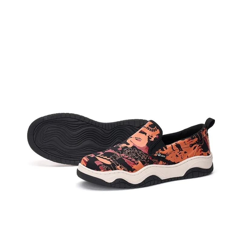 Joy&Mario Low Top Casual Shoes Men's Orange-3