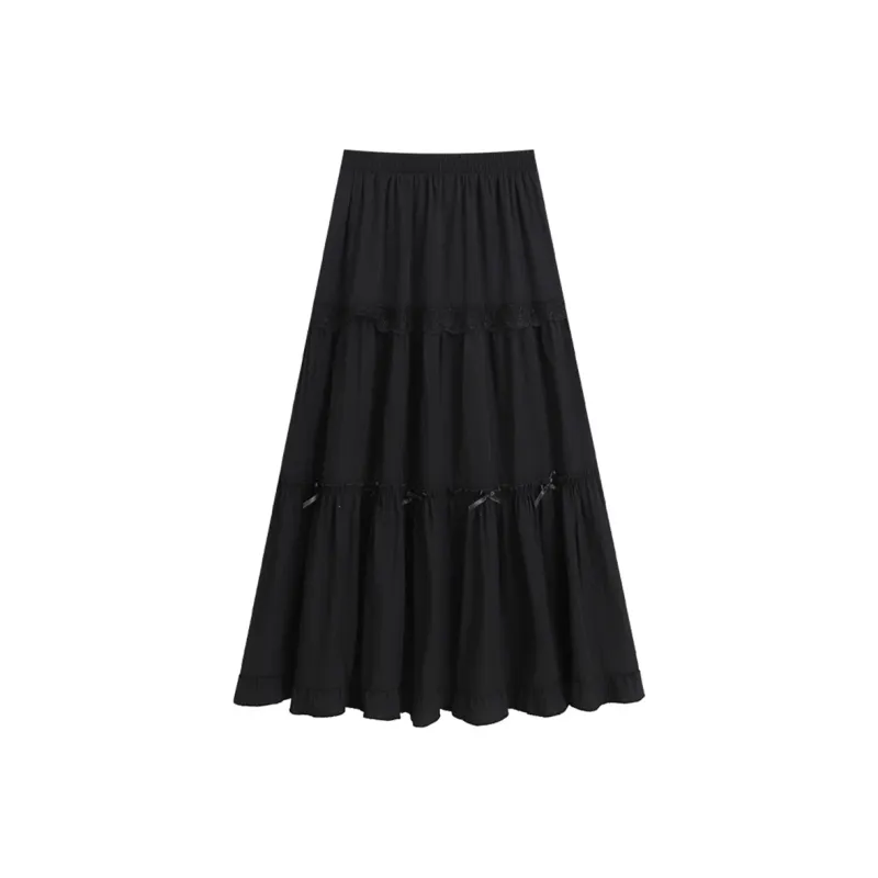 LEMON FAIRY Casual Long Skirts Women's-6