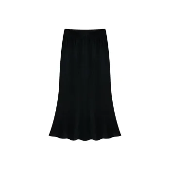 THE SEA LIFE Casual Long Skirt Women's Black Mage