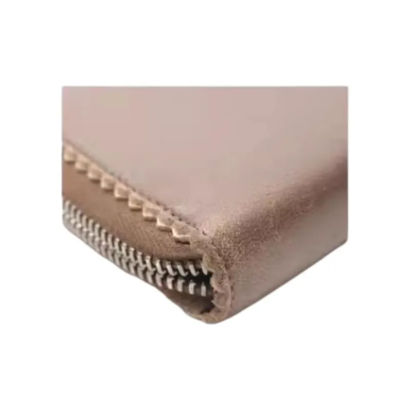 FERRAGAMO Genuine Leather Wallet Women's Chocolate-8
