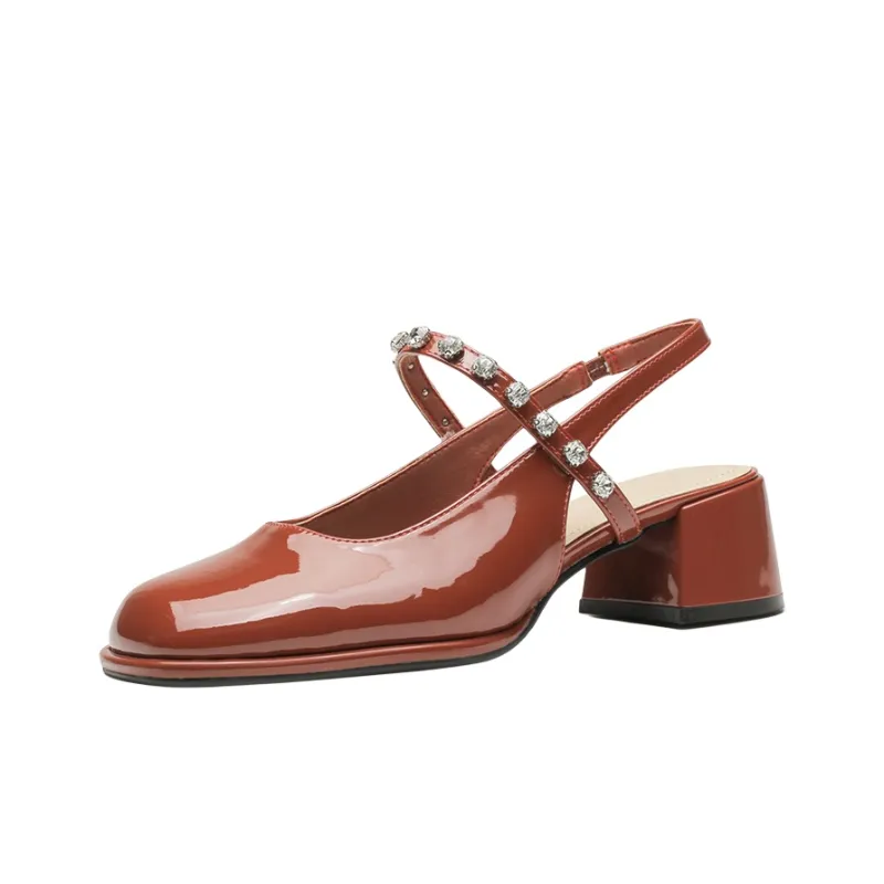 TATAYA Chunky Heel High Heels 5cm Women's-11