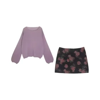 AFGGD Two Piece Skirt Sets Women's