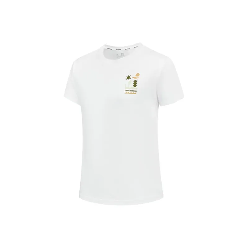 QIAODAN Sports Life Collection T Shirt Women's Jordan White-0