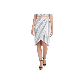 BCBGMAXAZRIA Casual Long Skirts Women's Gray
