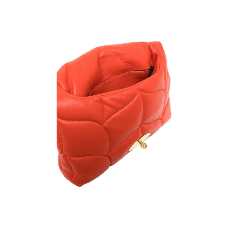 Mulberry Leather One Shoulder Handbag Women's Orange-3