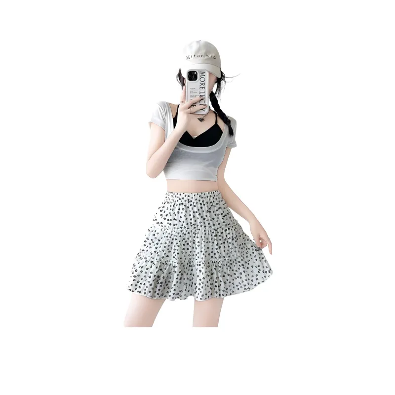 Mu Xiao Xin Casual Short Skirts Women's-1
