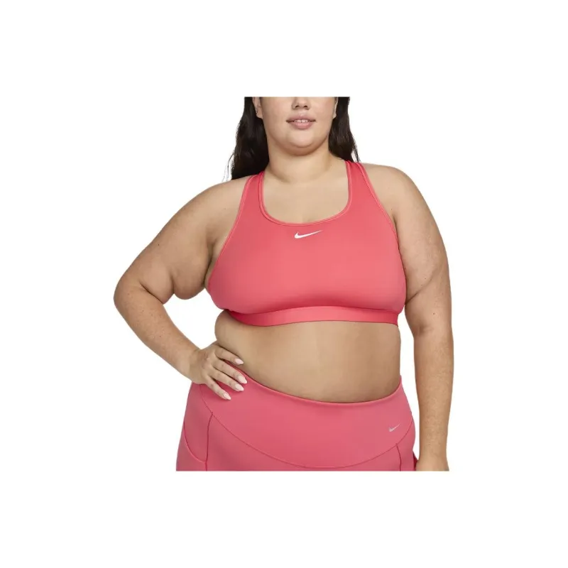 Nike Swoosh Medium Support Women's Padded Sports Bra Plus Size-0