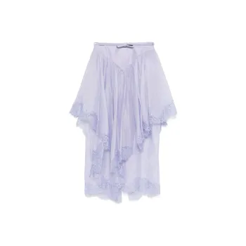 Zimmermann Crush Lace Midi Skirt