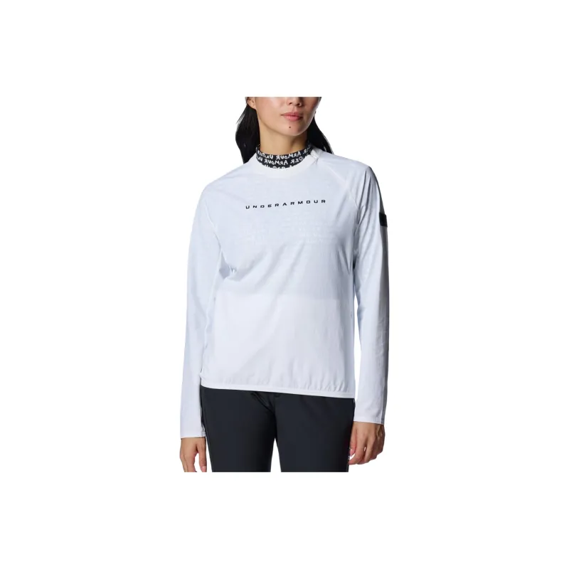 Under Armour FW24 Drive Wind Golf Apparel Women's White/Black-0