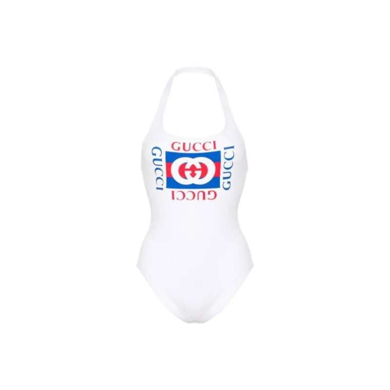 GUCCI One-piece Swimsuit Women's White-0