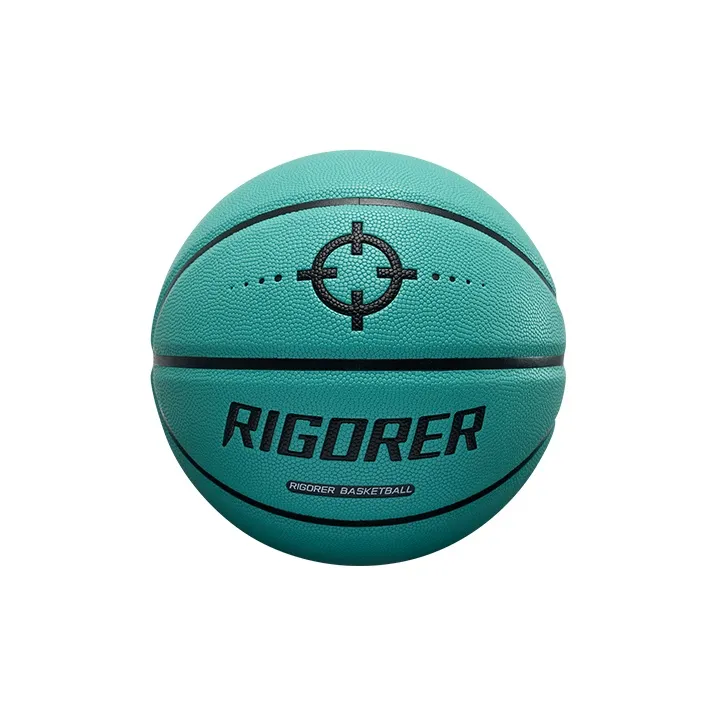 RIGORER RG600X Collection PU Basketball Green Size 7 Ball Training Competition Unisex-0