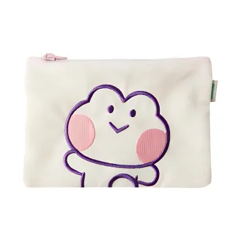 LINE FRIENDS Minini Cotton Earphone Case Storage Bag Unisex White/Purple/Pink