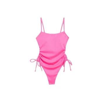 PUMA Traje De Baño Con Fruncidos Para Mujer