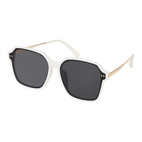 MUYKUY TR/Memory Plastic Stainless Steel Square Sunglasses Women's