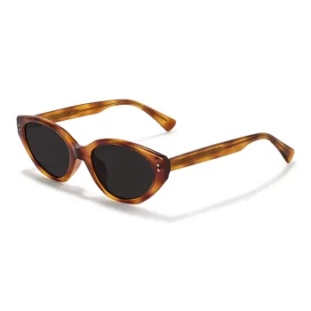 Sagawa TR/Memory Plastic Plate Frame Cat Eye Sunglasses Unisex