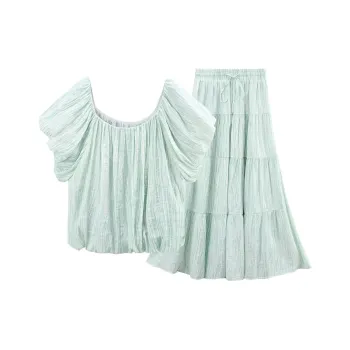 A Paradise For Awakening Skirt Set Women's Green