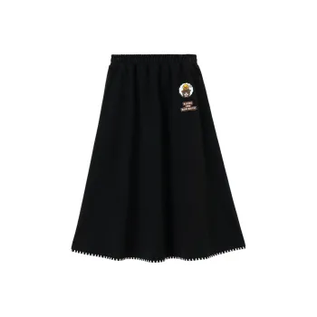 B.Duck Casual Long Skirts Women's Black