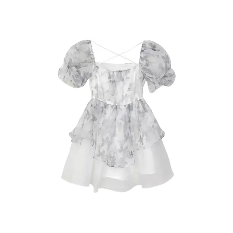 YGPRW Short Sleeved Dress Women's-1