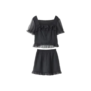PAIN OR PLEASURE Summer Skirt Set Women's