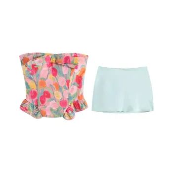 PLANE DRIFT Two Piece Skirt Sets Women's