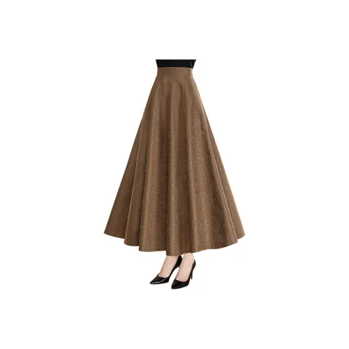 Cypress House Casual Long Skirt Women's Dark Coffee
