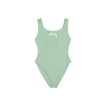 Stussy Surf Stock One Piece Swimsuit Sage