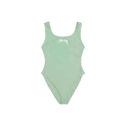 Stussy Surf Stock One Piece Swimsuit Sage