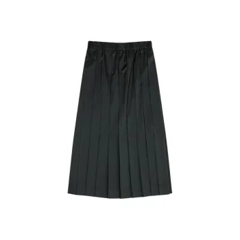 SIMONE ROCHA Pleated Elasticated Waist Kilt Skirt 'Black'