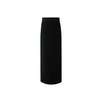 3COLOUR Casual Long Skirts Women's Classic Black