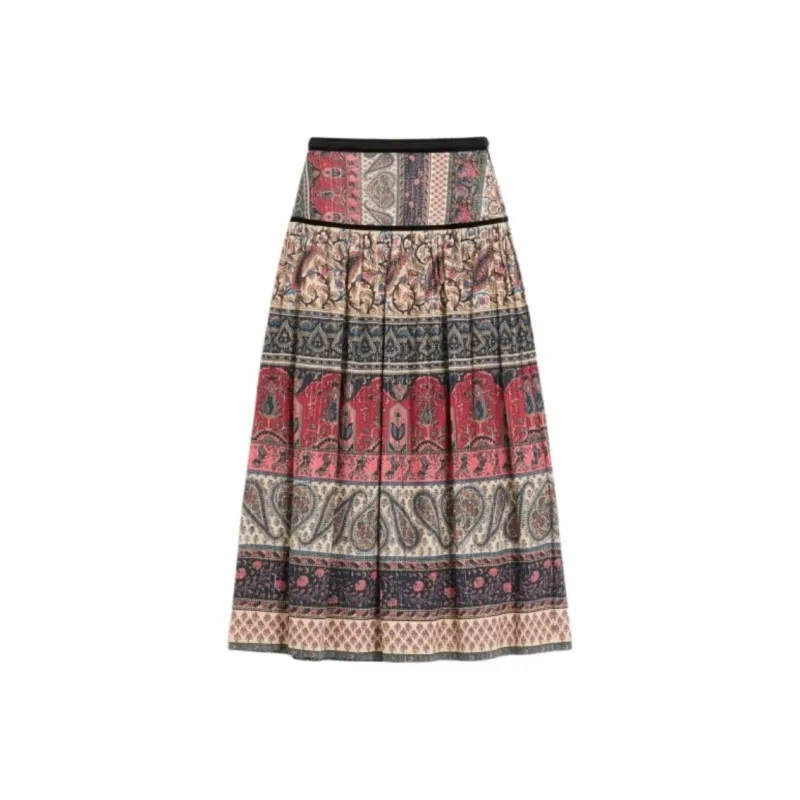 Valentino Casual Long Skirt Women's Multicolor-0
