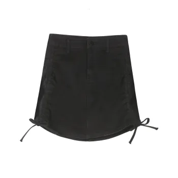 Silly Denim Short Skirts Women's Black