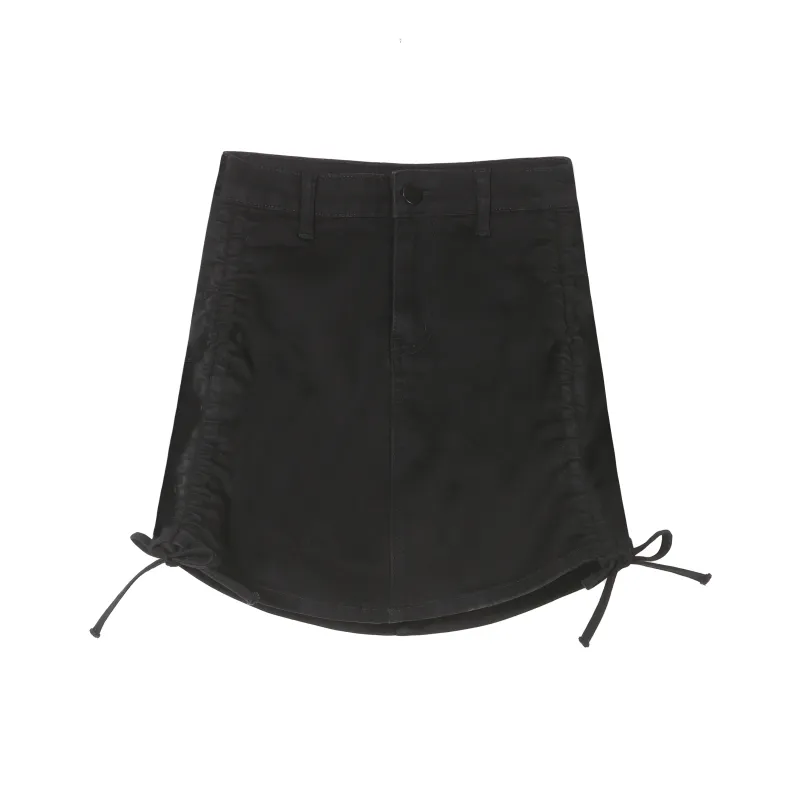 Silly Denim Short Skirts Women's Black-0