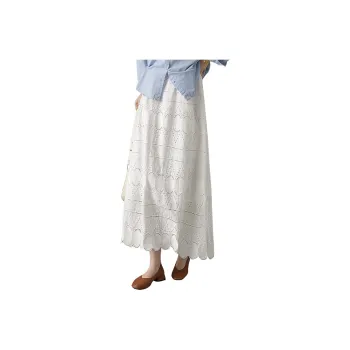 Cypress House Casual Long Skirts Women's White