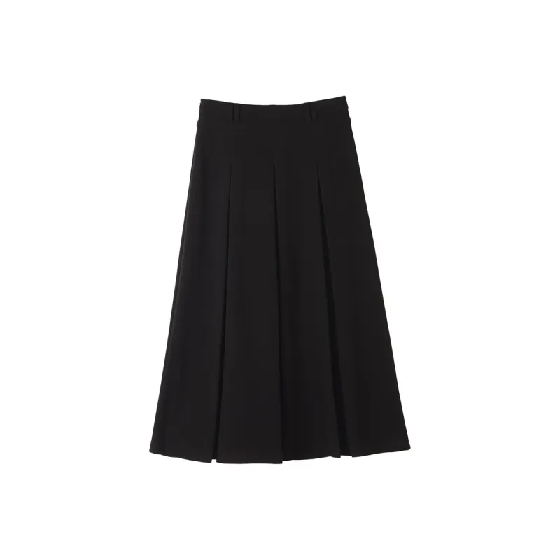 HIPPIEMISS Casual Long Skirts Women's Black-0