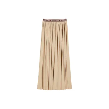 WEEKEND MaxMara Bleu Pleated Skirt